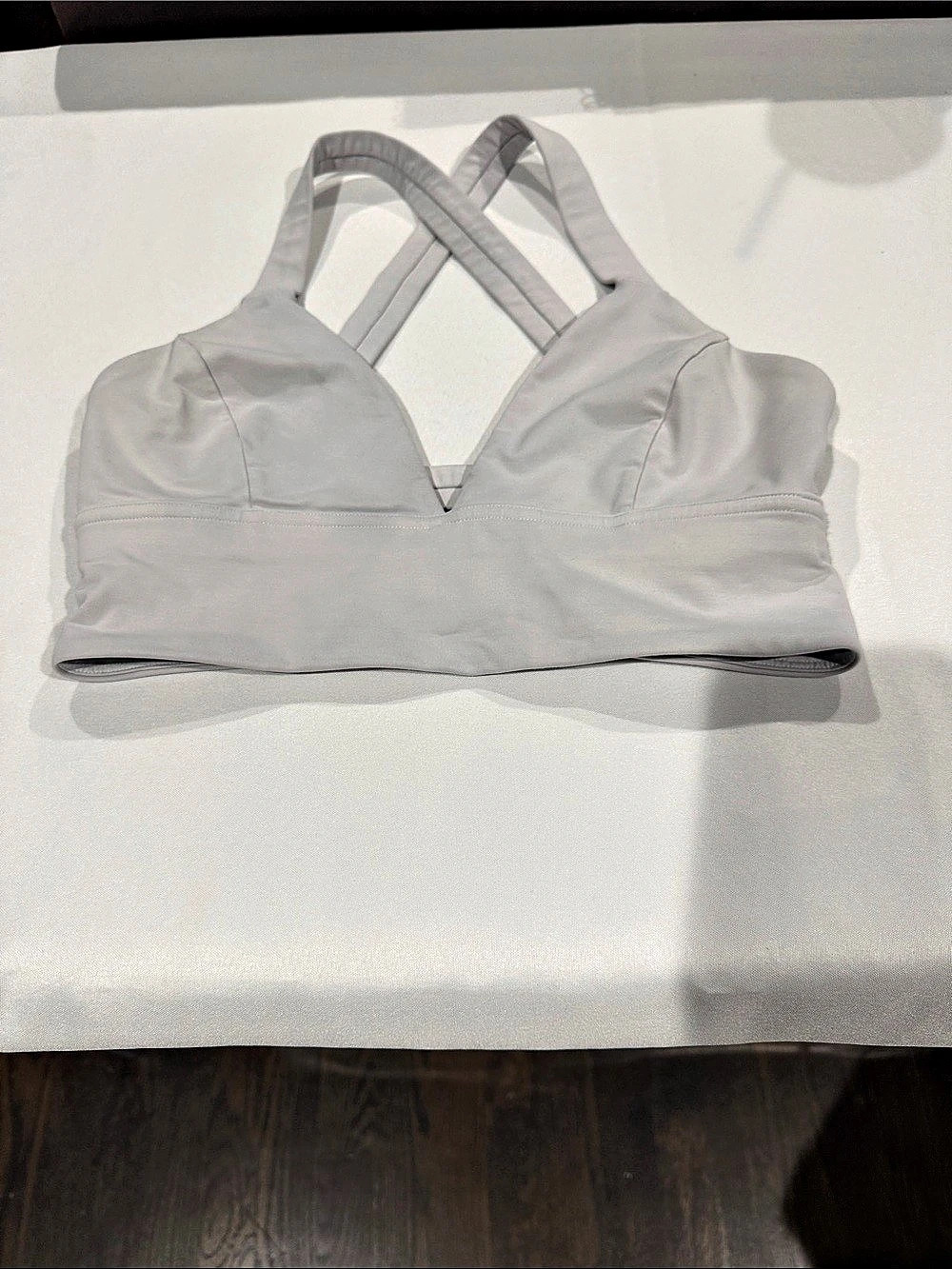 Lululemon Energy Bra Longline White Sports Bra